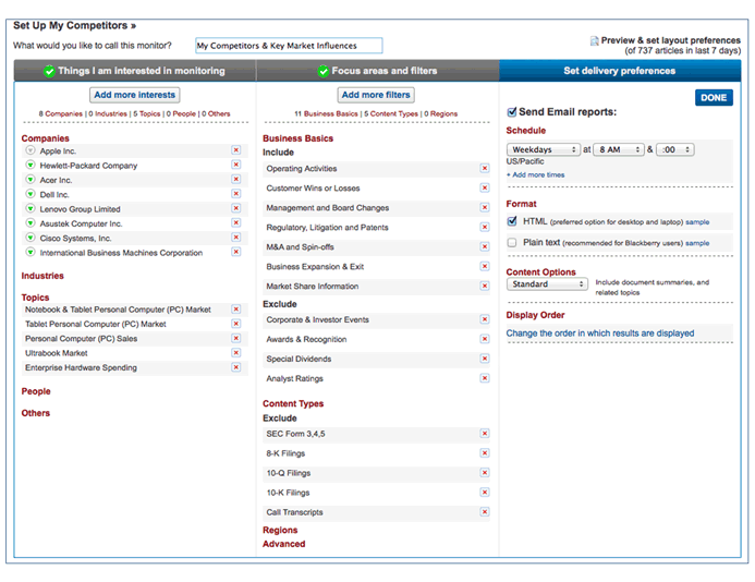 Image for 'How to set up a Monitor to track My Competitors & Key Market Influences' (D)