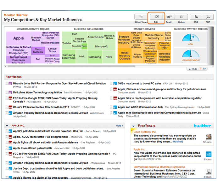 Image for 'How to set up a Monitor to track My Competitors & Key Market Influences' (E)