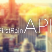 Introducing the FirstRain API