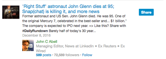 LinkedIn Editors